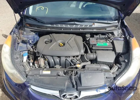 2012 Hyundai Elantra Gls from USA, damaged, VIN 5NPDH4AE2CH072661